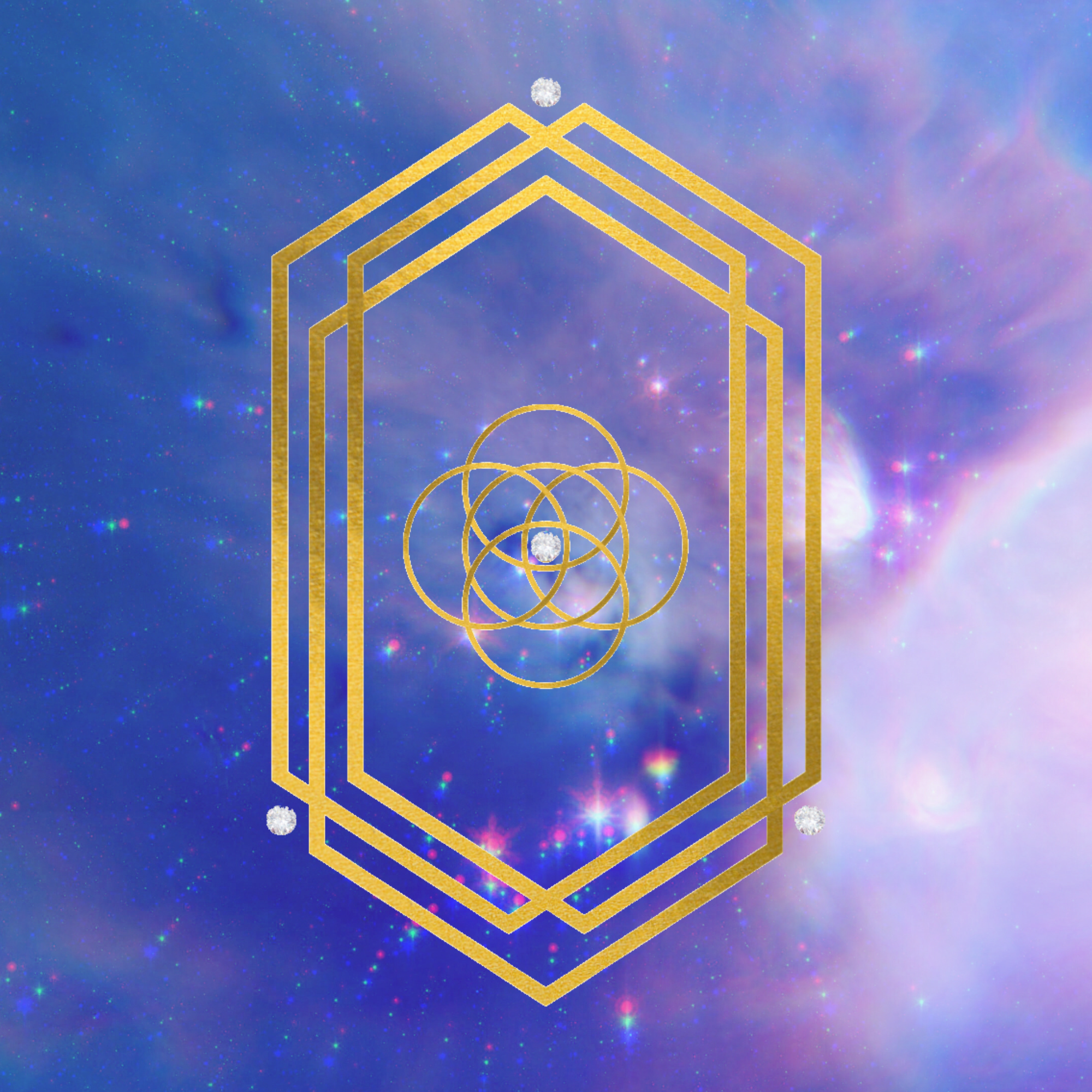 Abundance and Soulfire Altar Cloth 18in x 18in (10)